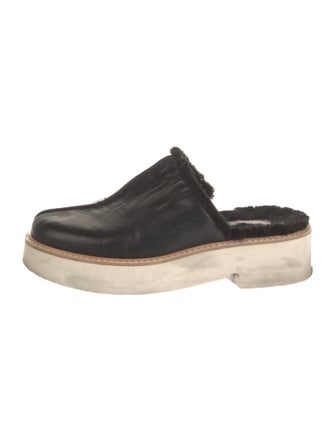 Zero + Maria Cornejo Leather Mules