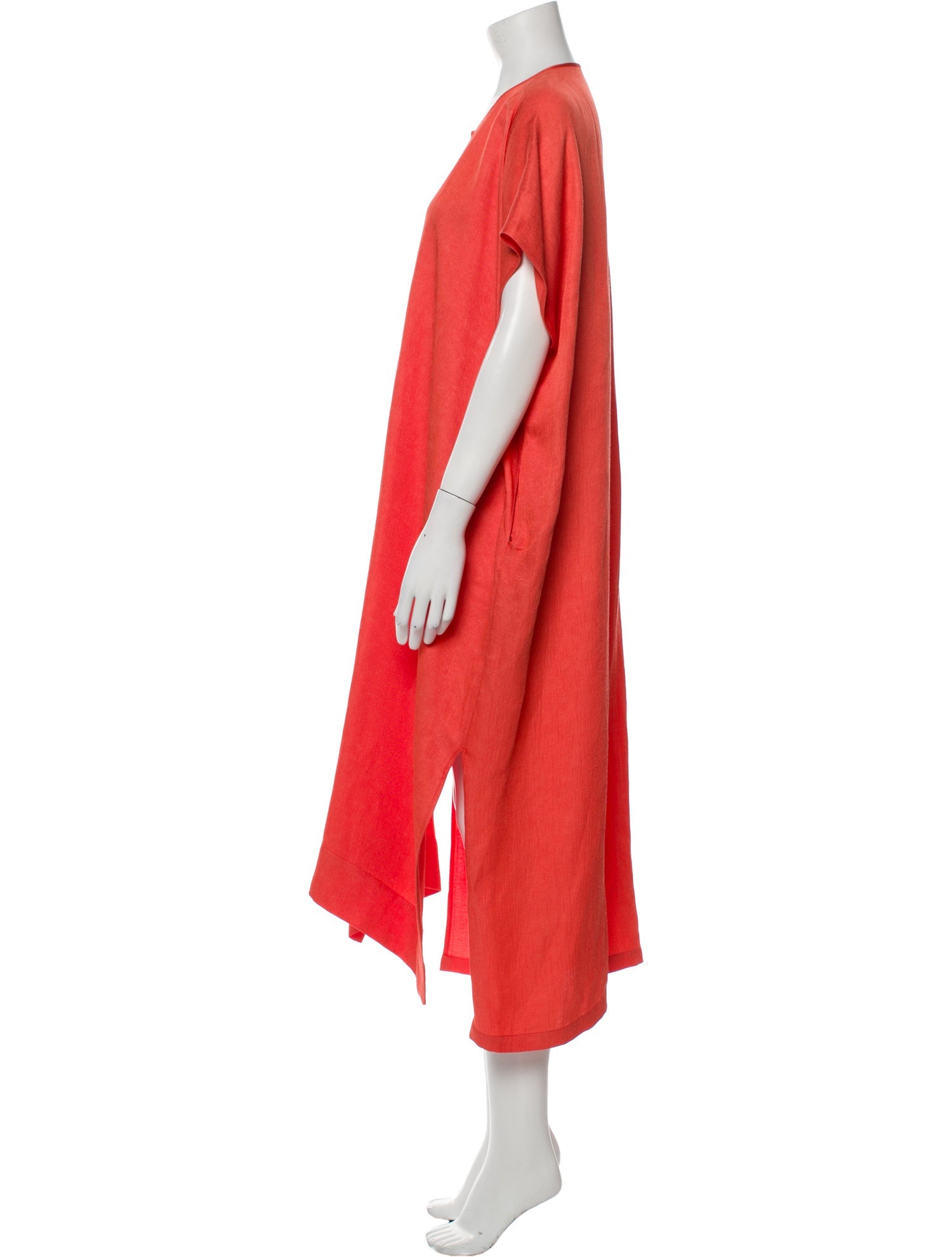Zero + Maria Cornejo Crew Neck Long Dress