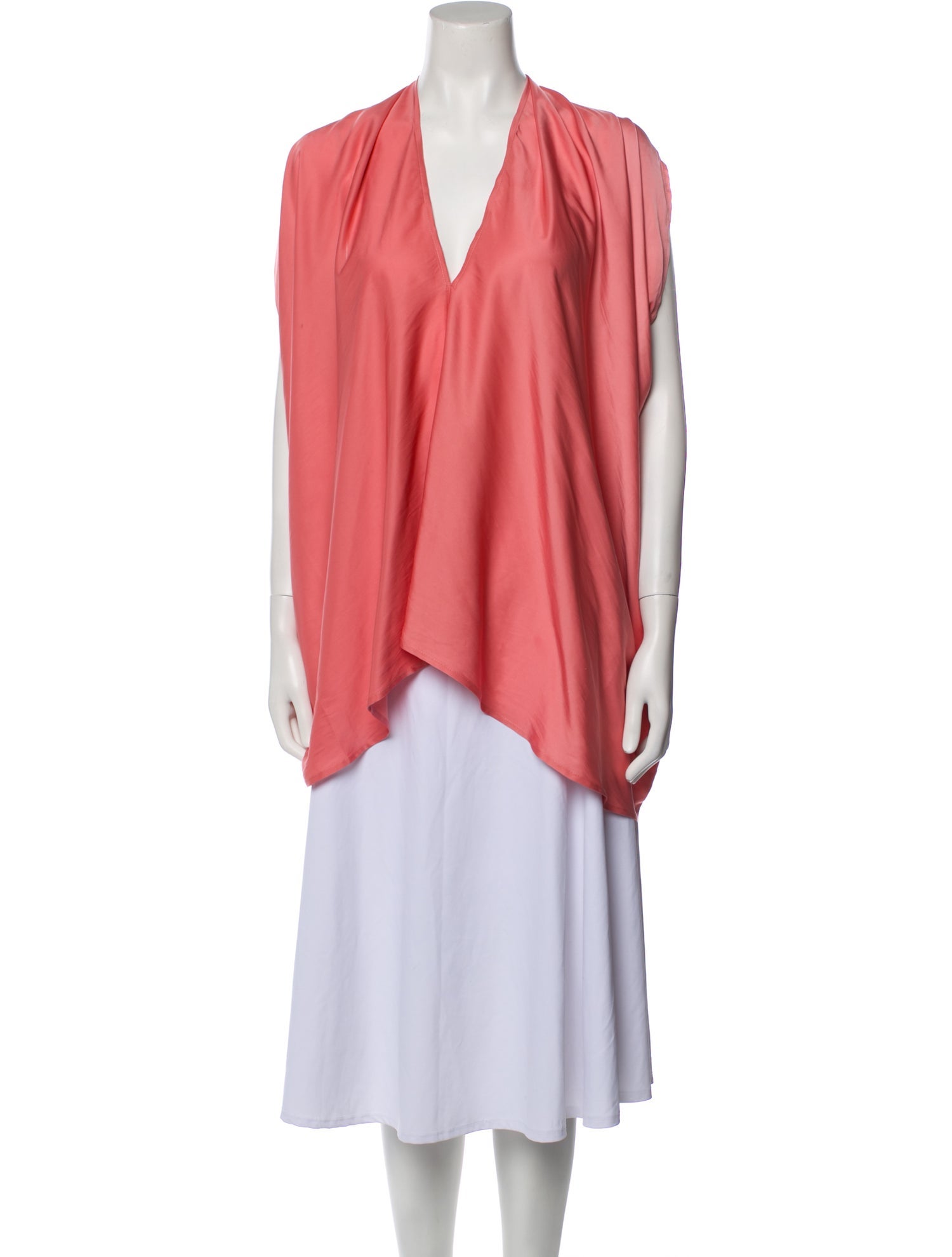 Zero + Maria Cornejo V-Neck Short Sleeve Tunic