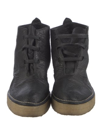 Zero + Maria Cornejo Leather Lace-Up Boots