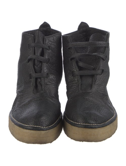 Zero + Maria Cornejo Leather Lace-Up Boots