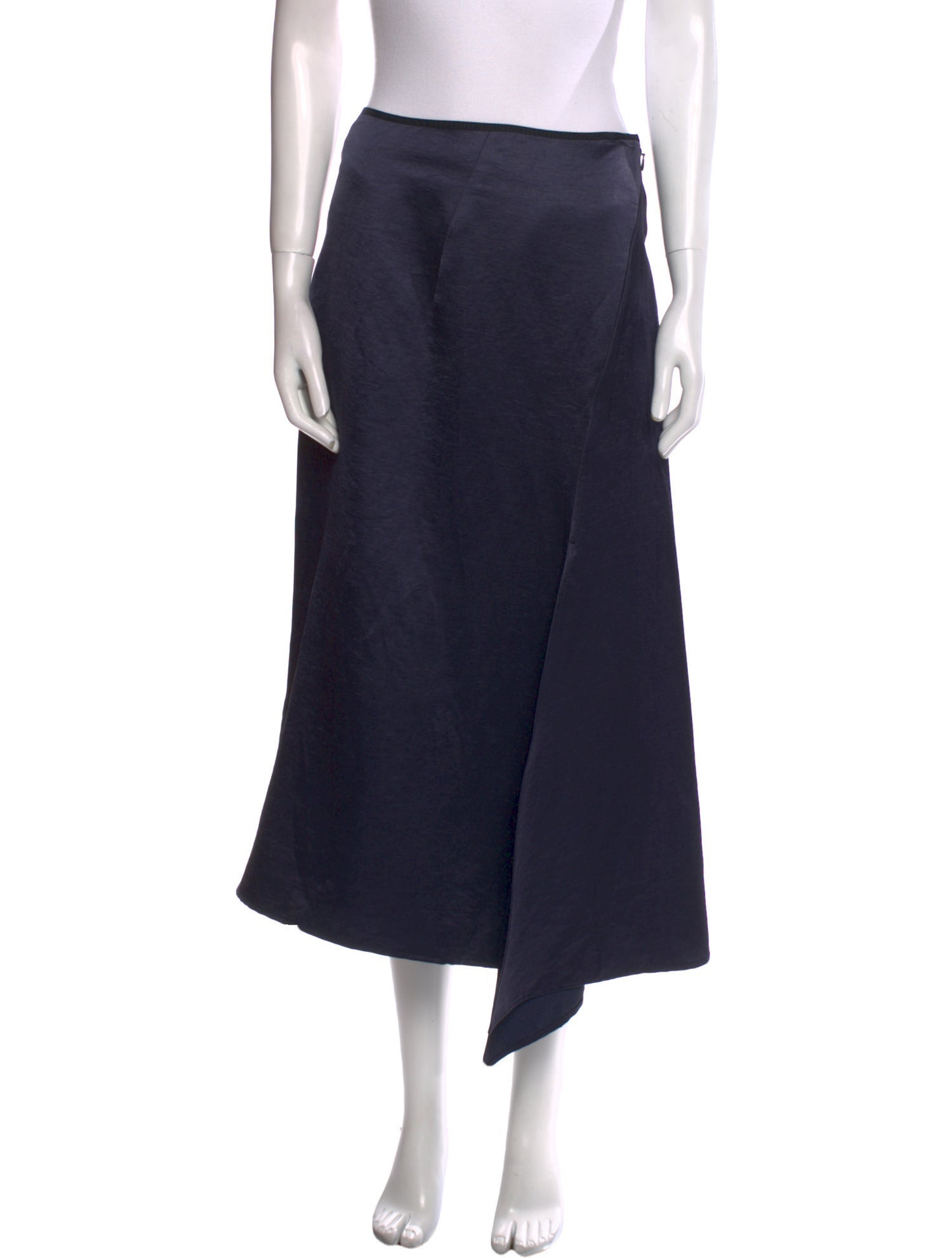 Zero + Maria Cornejo Linen Midi Length Skirt