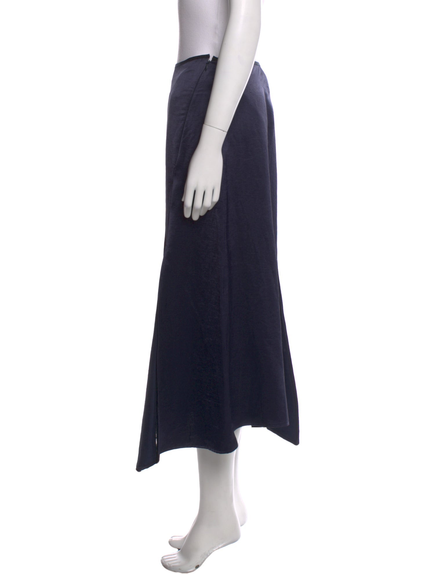 Zero + Maria Cornejo Linen Midi Length Skirt