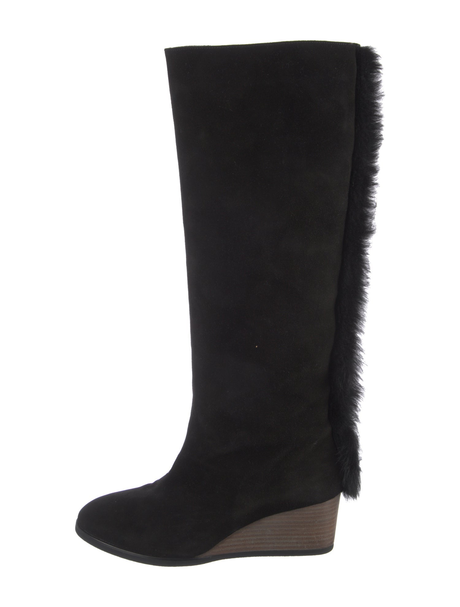 Zero + Maria Cornejo Suede Riding Boots