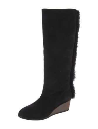 Zero + Maria Cornejo Suede Riding Boots