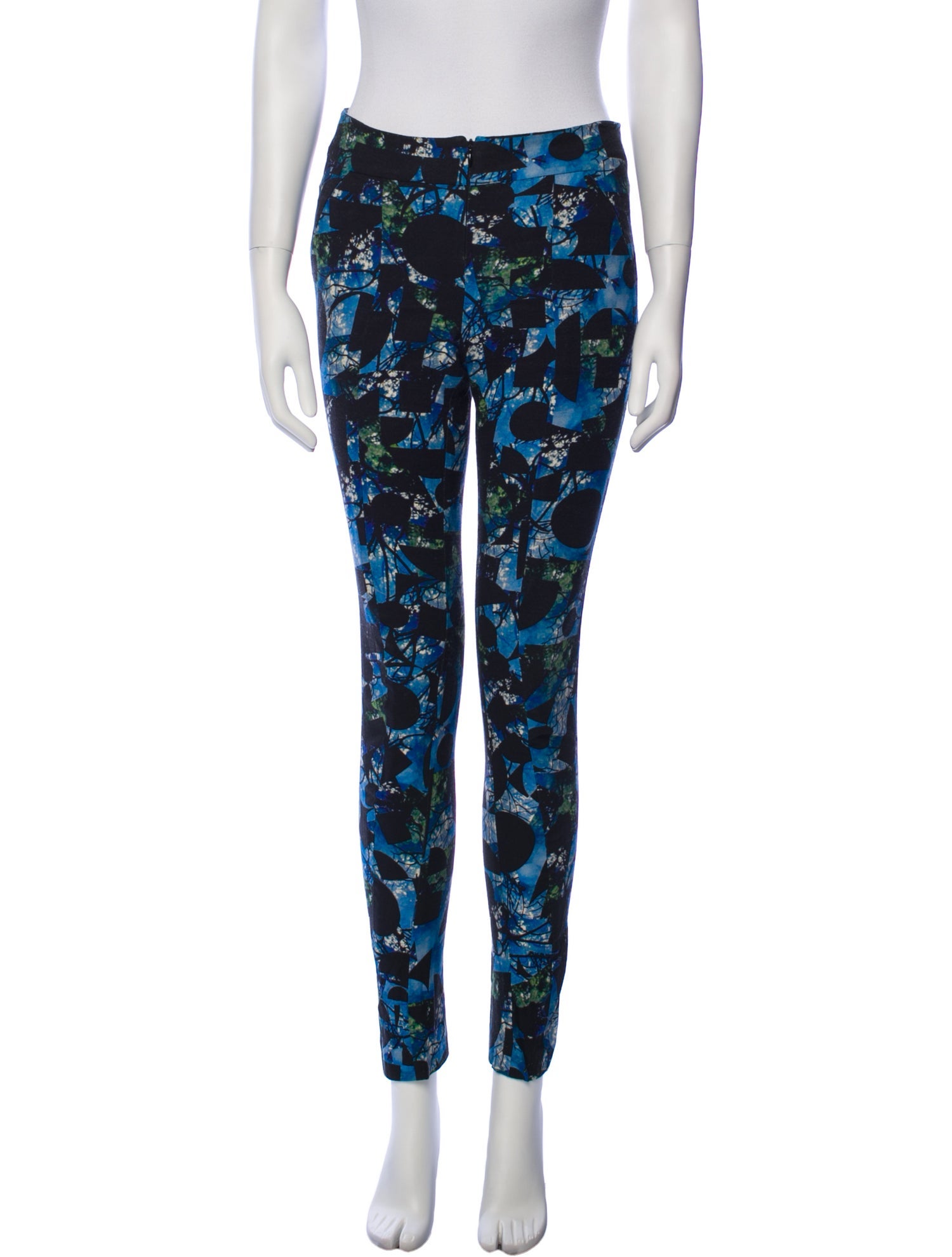 Zero + Maria Cornejo Floral Print Skinny Leg Pants