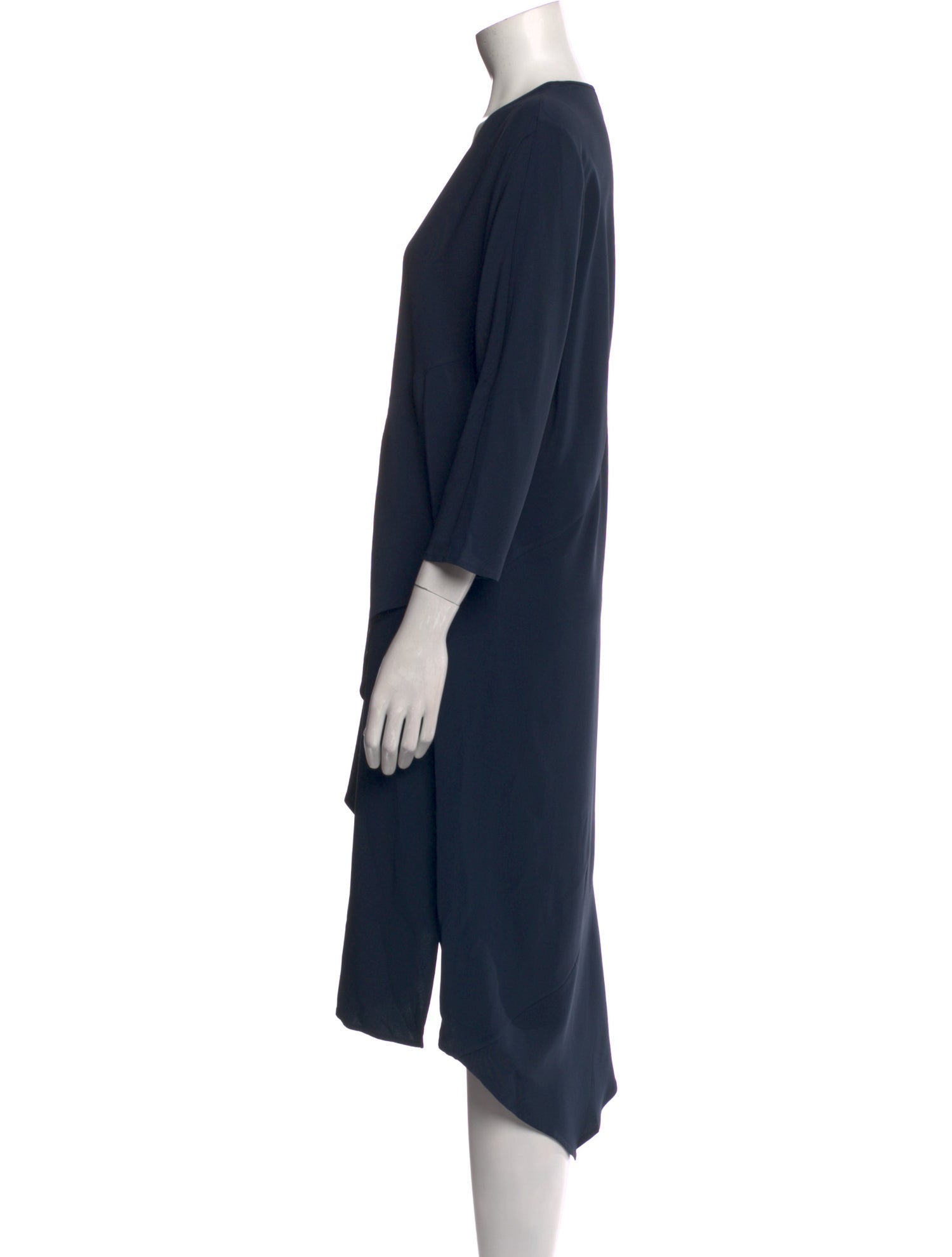 Zero + Maria Cornejo V-Neck Midi Length Dress