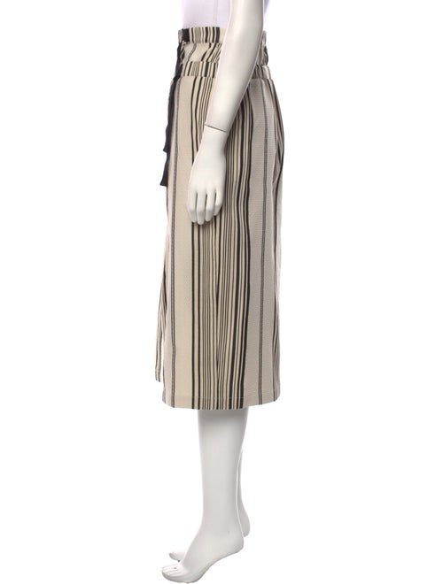 Zero + Maria Cornejo Striped Midi Length Skirt