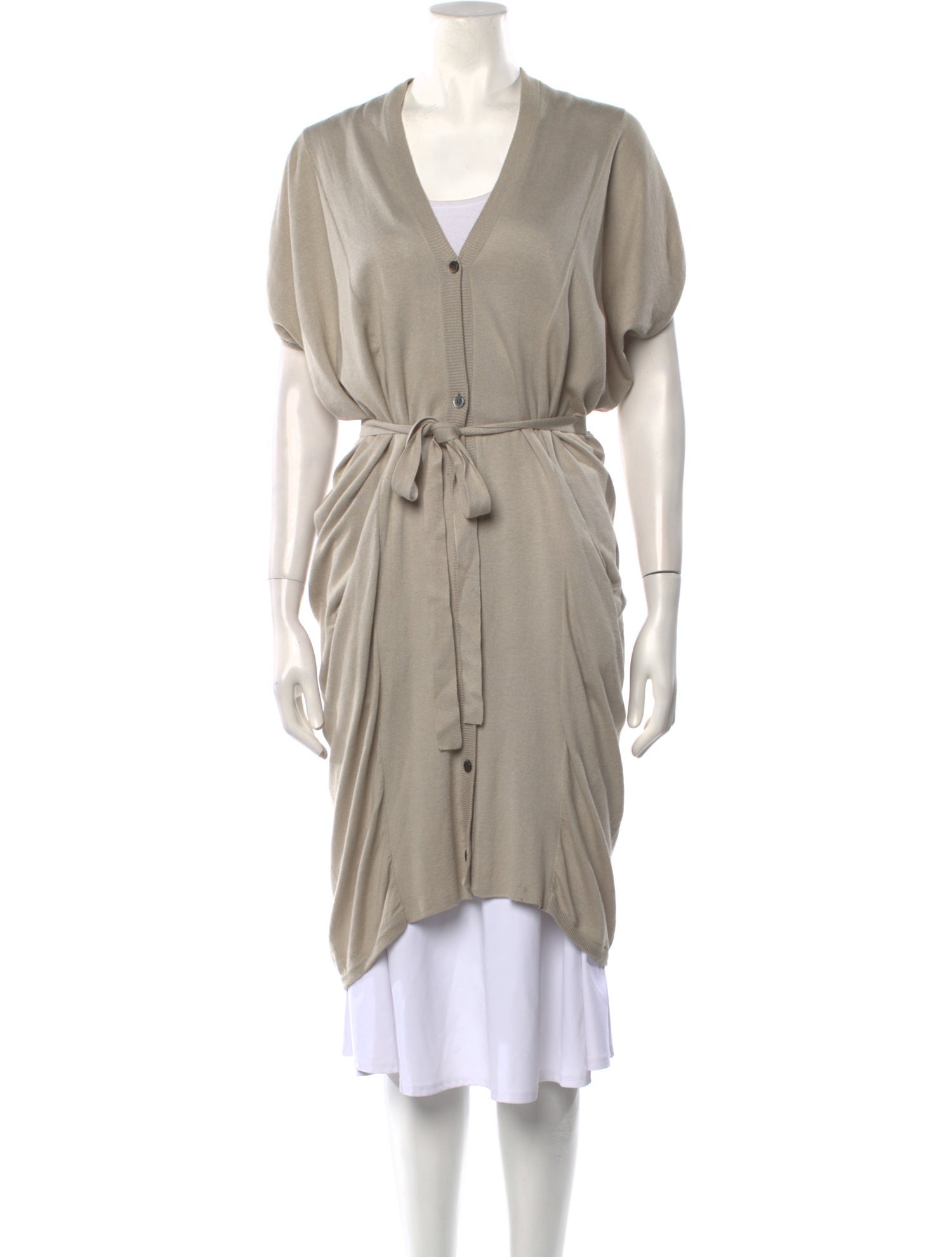 Zero + Maria Cornejo Silk V-Neck Sweater