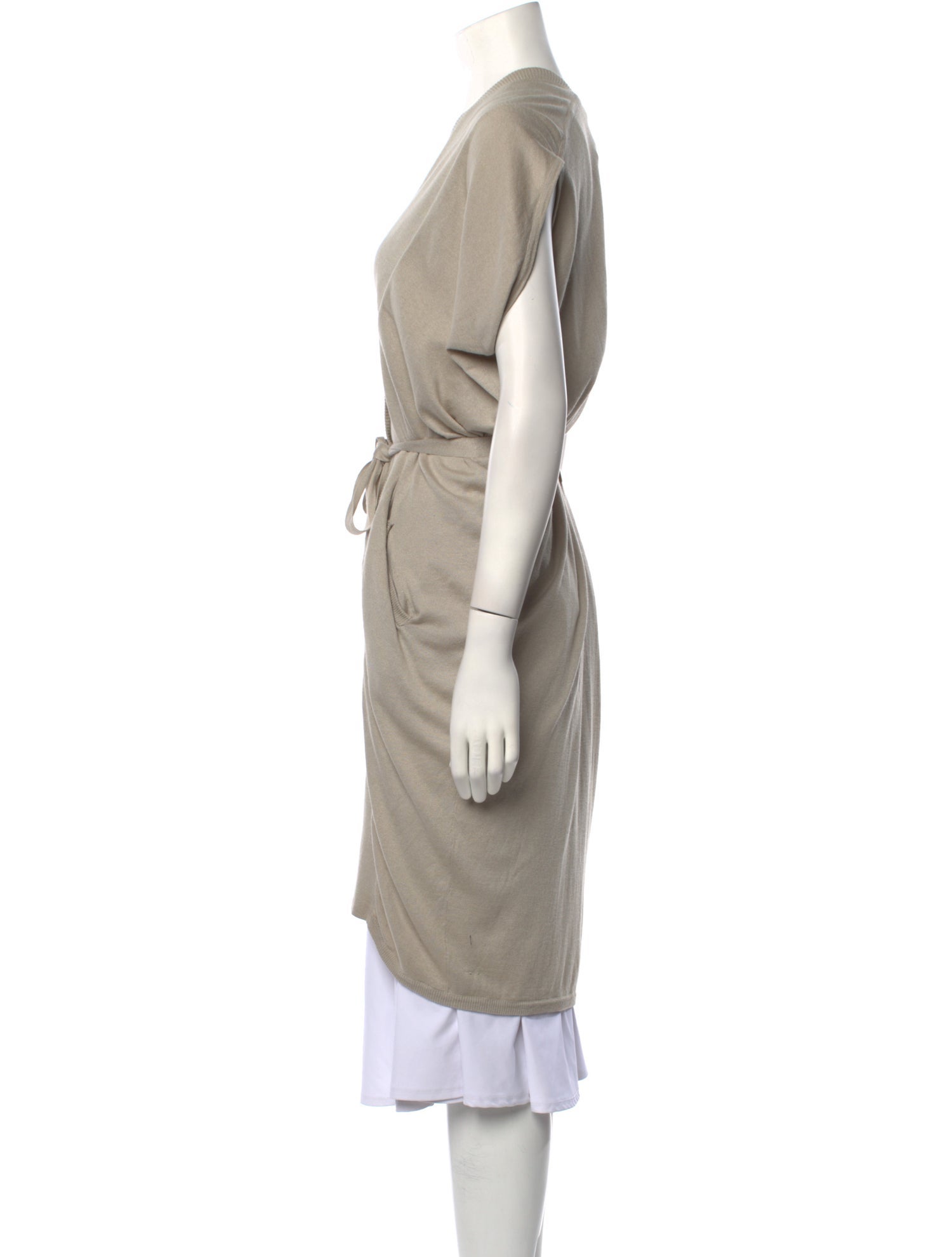 Zero + Maria Cornejo Silk V-Neck Sweater