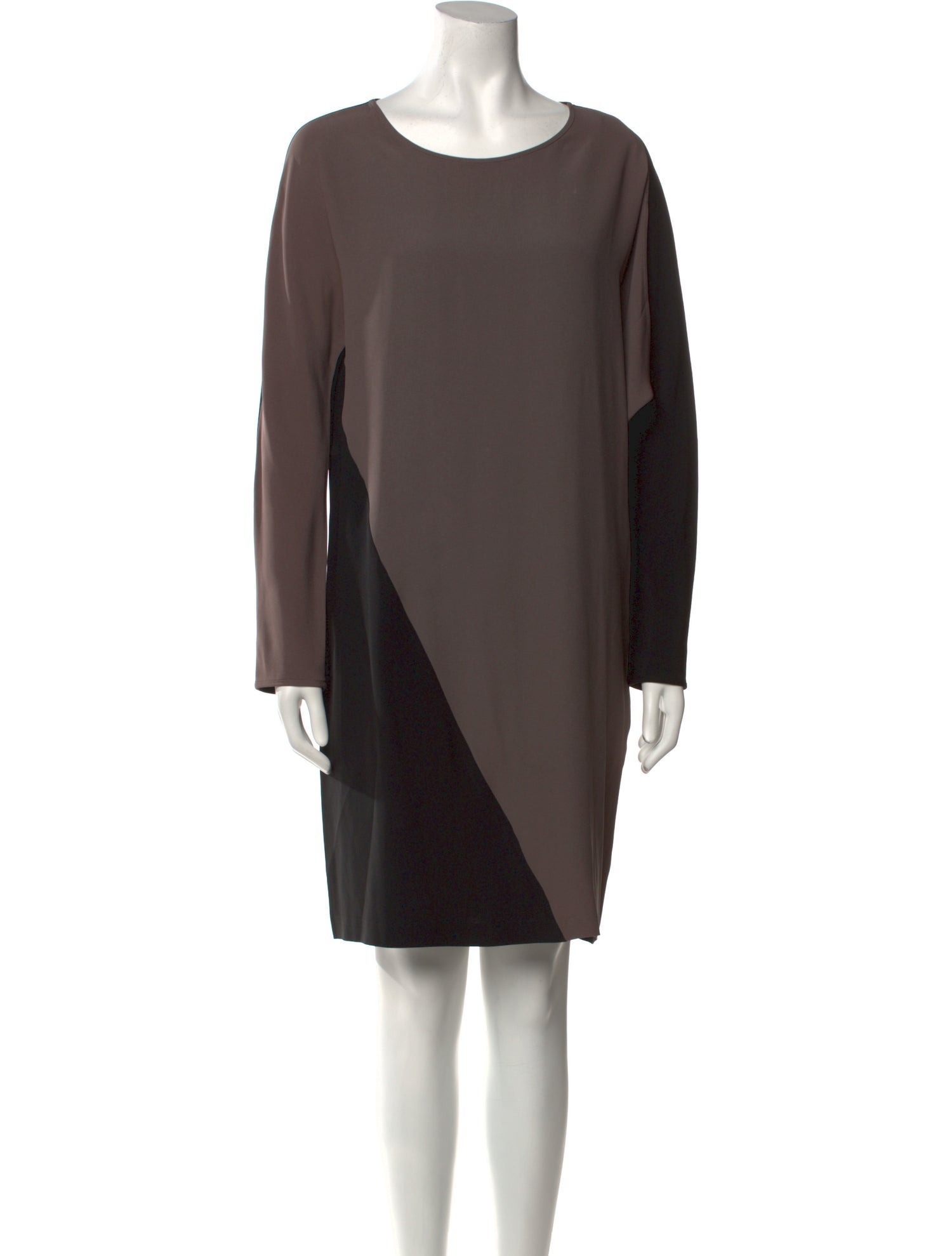 Zero + Maria Cornejo Bateau Neckline Knee-Length Dress