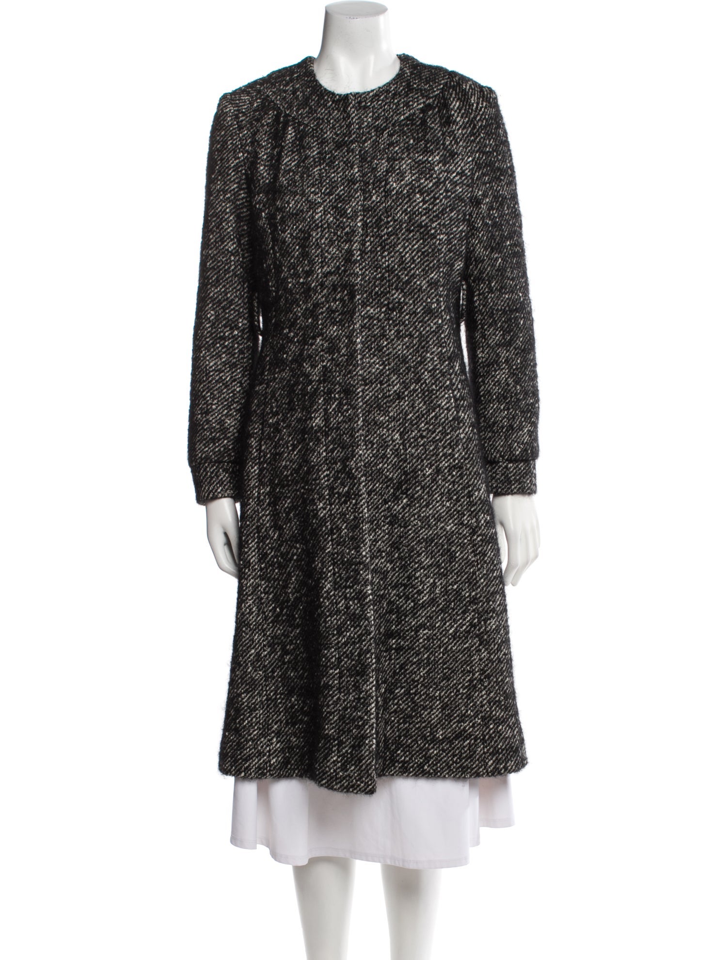 Zero + Maria Cornejo Tweed Pattern Coat
