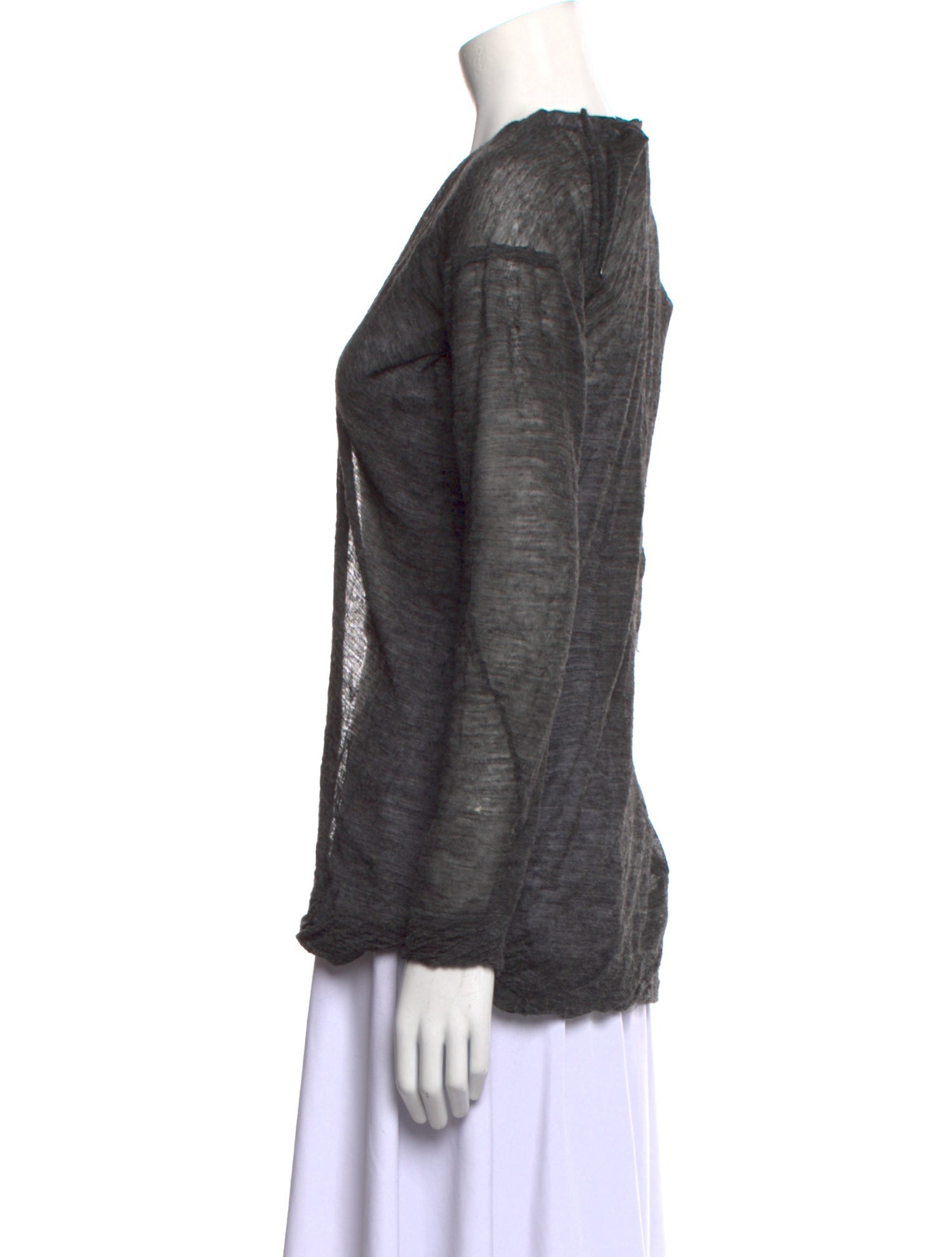 Zero + Maria Cornejo Alpaca V-Neck Sweater