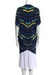 Zero + Maria Cornejo Printed V-Neck Tunic