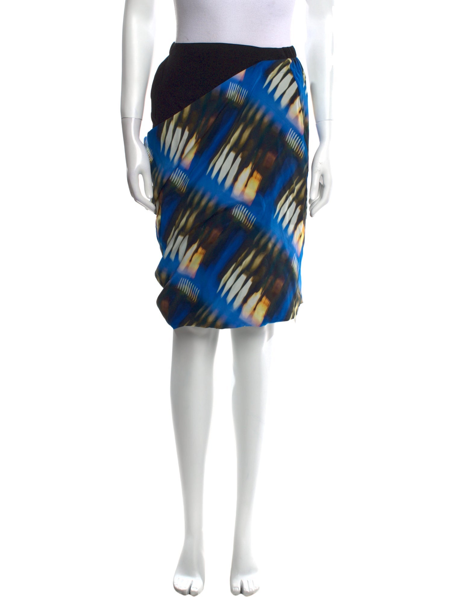 Zero + Maria Cornejo Silk Knee-Length Skirt