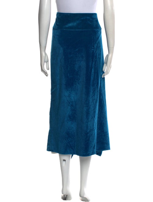 Zero + Maria Cornejo Ruffle Embellishment Midi Length Skirt