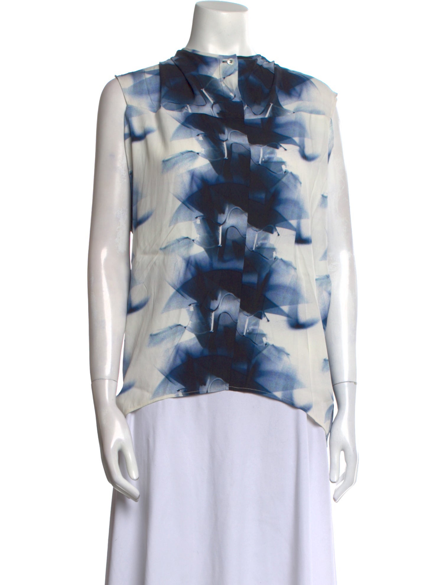 Zero + Maria Cornejo Silk Printed Blouse