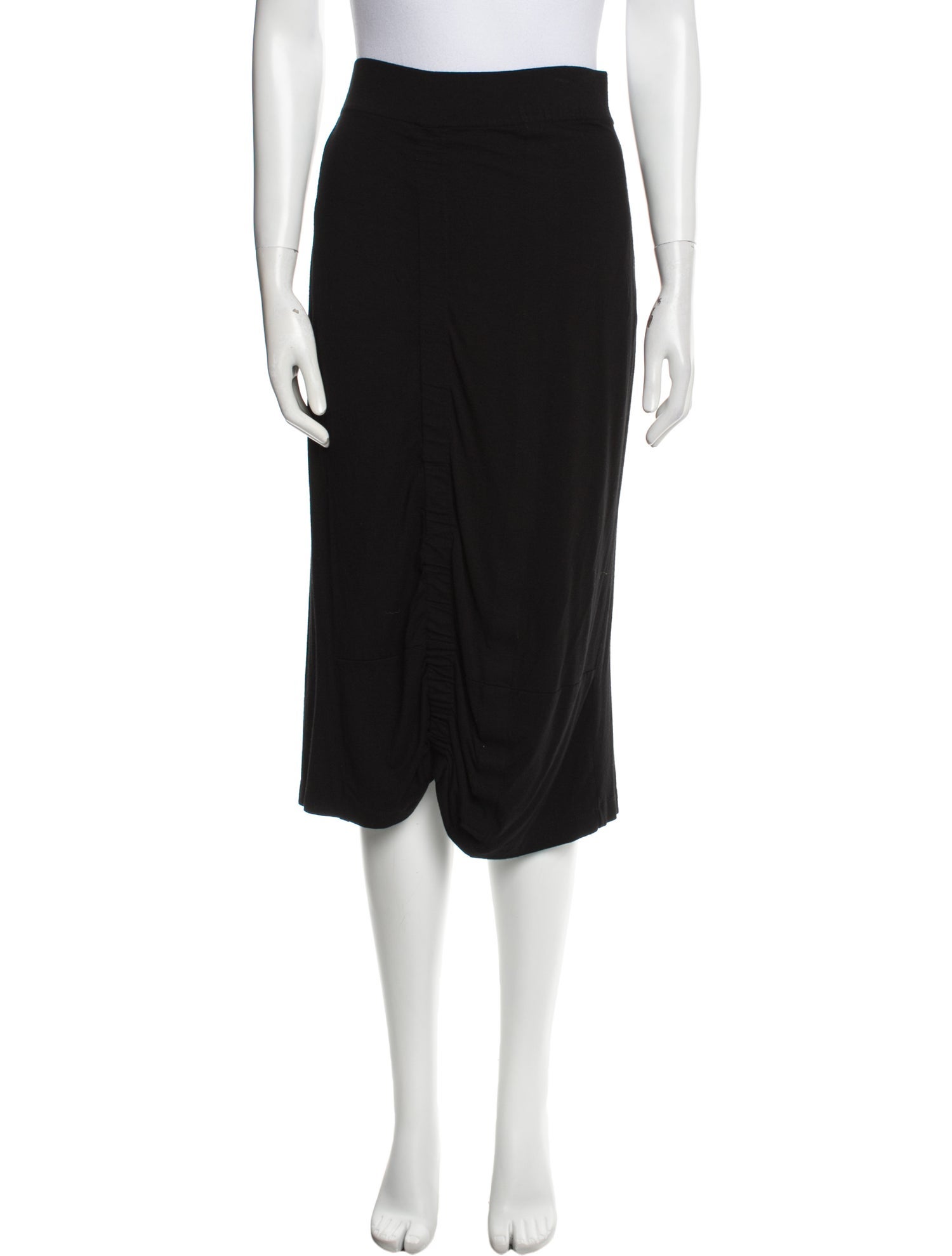 Zero + Maria Cornejo Silk Knee-Length Skirt