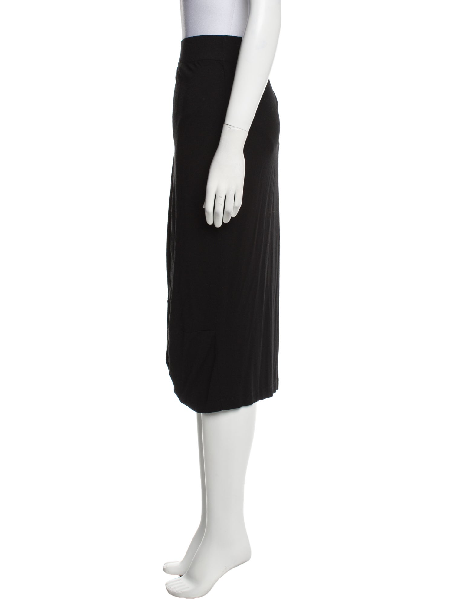 Zero + Maria Cornejo Silk Knee-Length Skirt