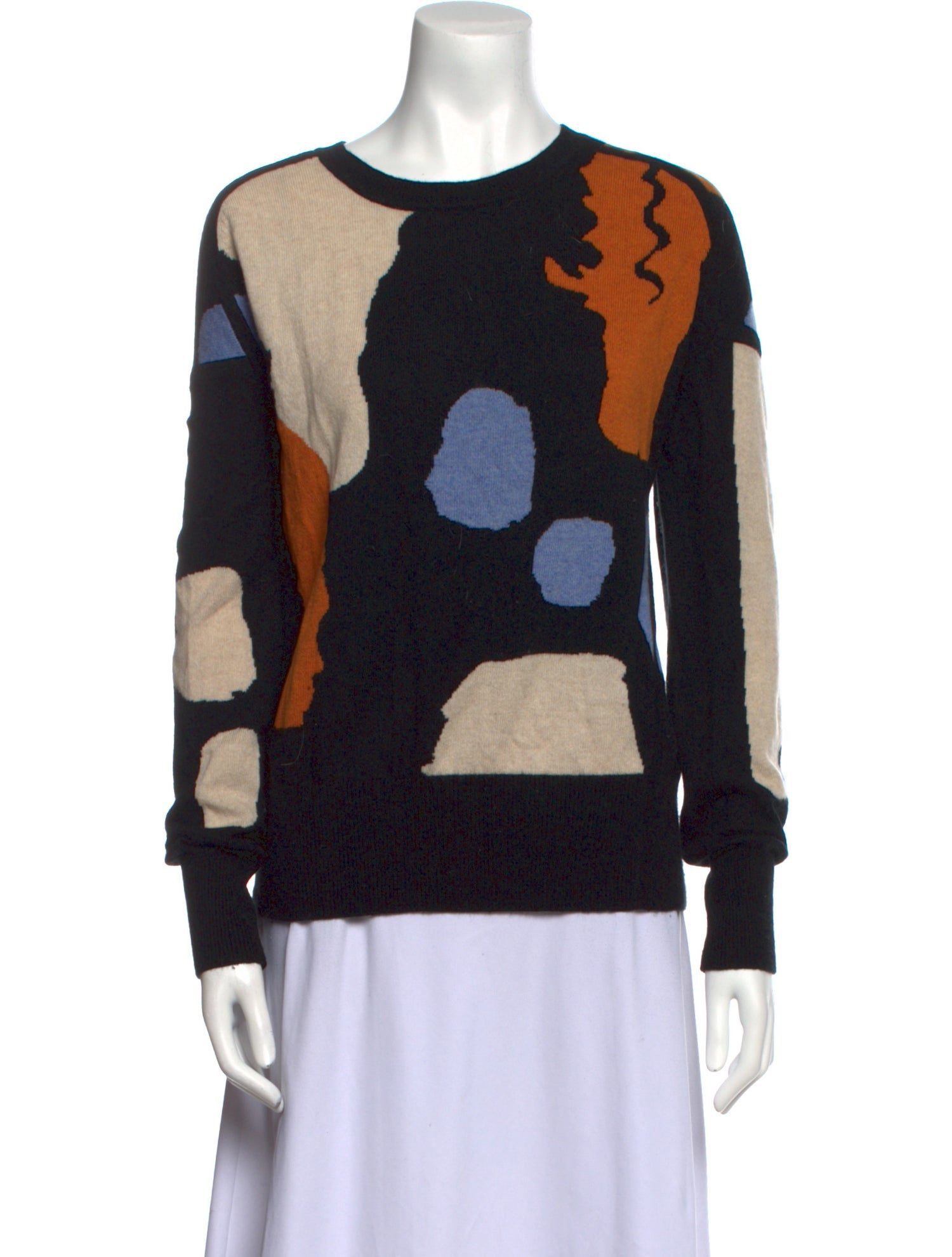 Zero + Maria Cornejo Cashmere Printed Sweater