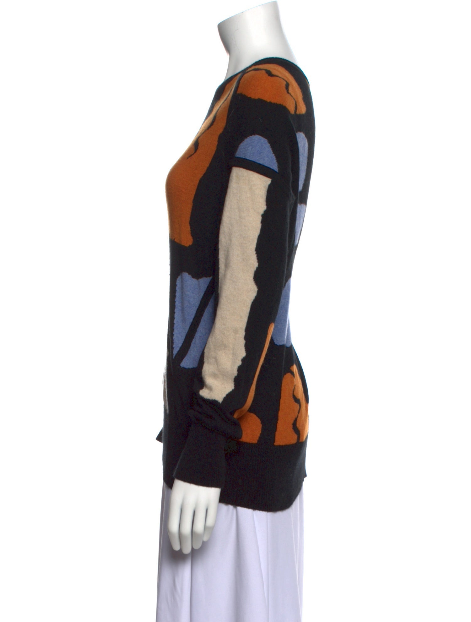 Zero + Maria Cornejo Cashmere Printed Sweater