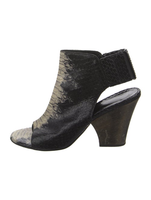 Zero + Maria Cornejo Embossed Leather Printed Sandals