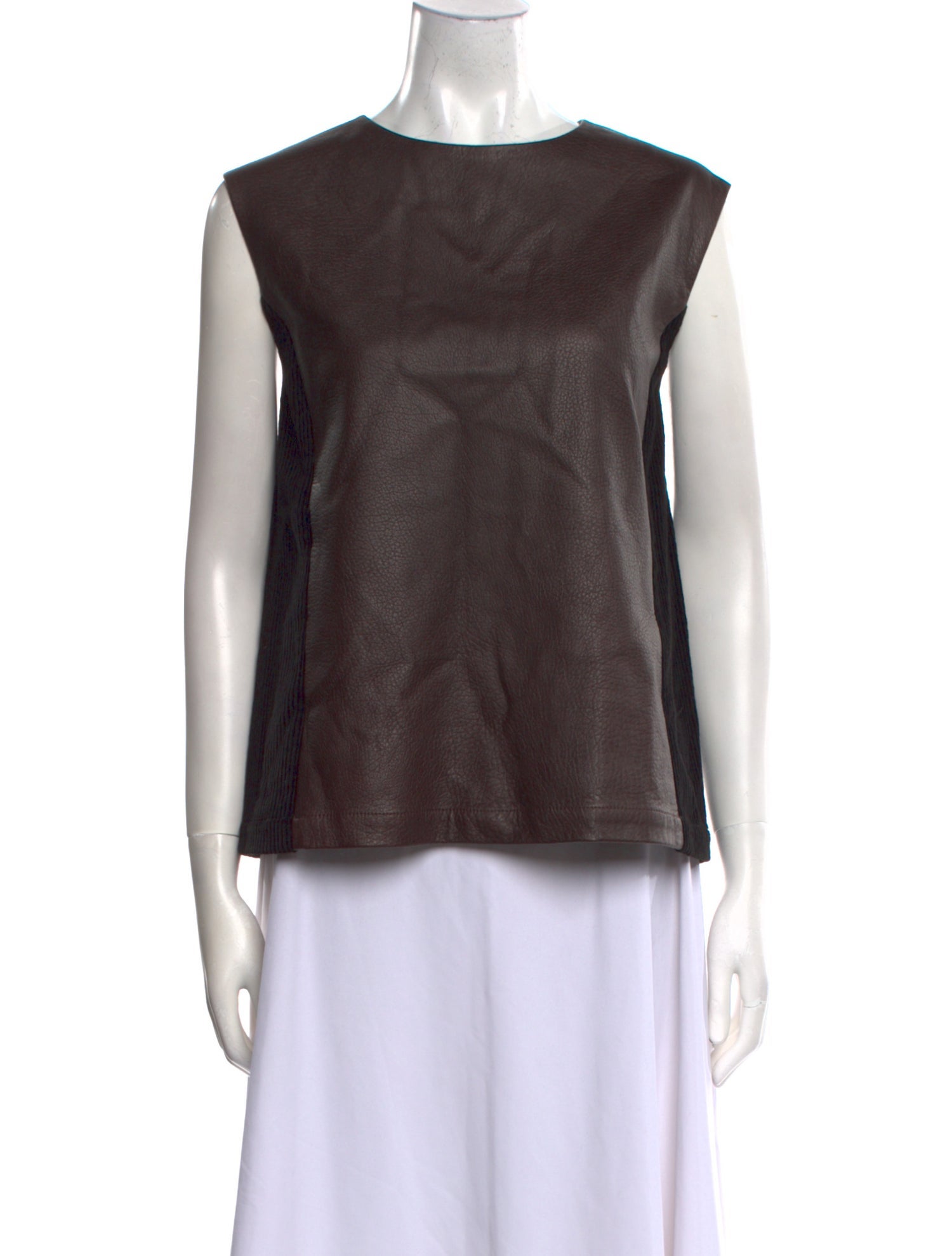 Zero + Maria Cornejo Bateau Neckline Sleeveless Top w/ Tags
