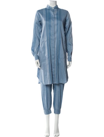 Zero + Maria Cornejo Linen Striped Pant Set