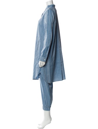 Zero + Maria Cornejo Linen Striped Pant Set