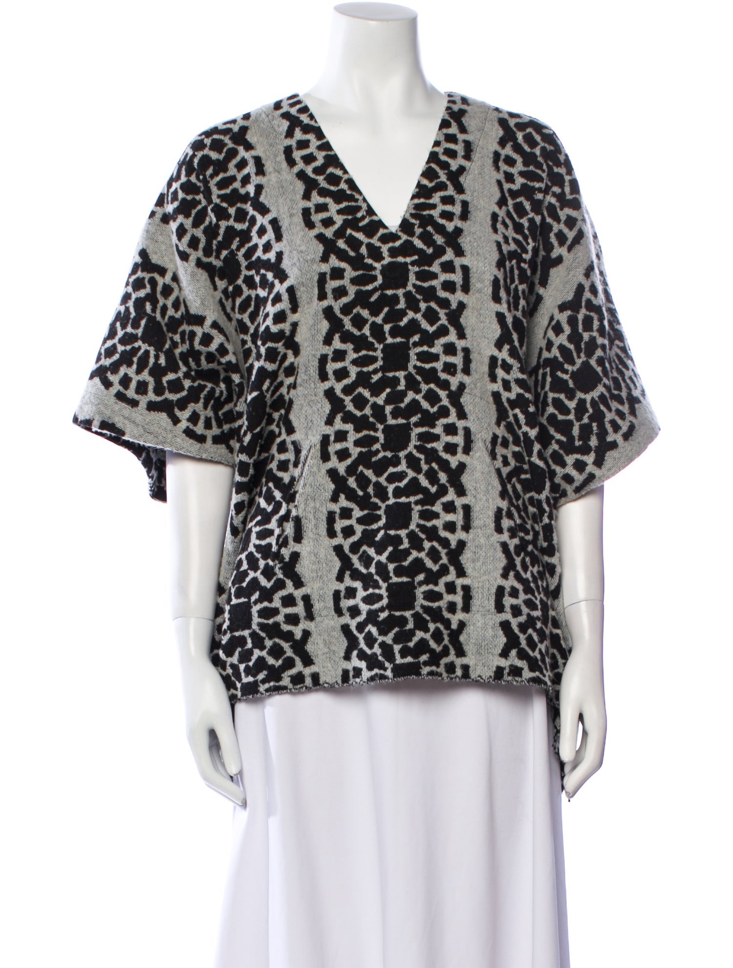 Zero + Maria Cornejo Silk Printed Sweater