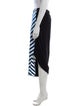 Zero + Maria Cornejo Striped Midi Length Skirt