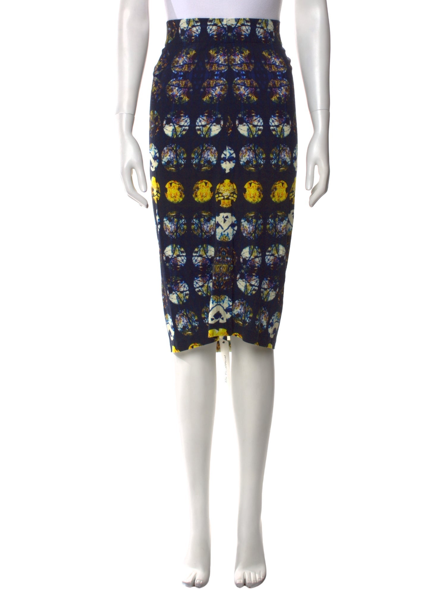 Zero + Maria Cornejo Printed Knee-Length Skirt