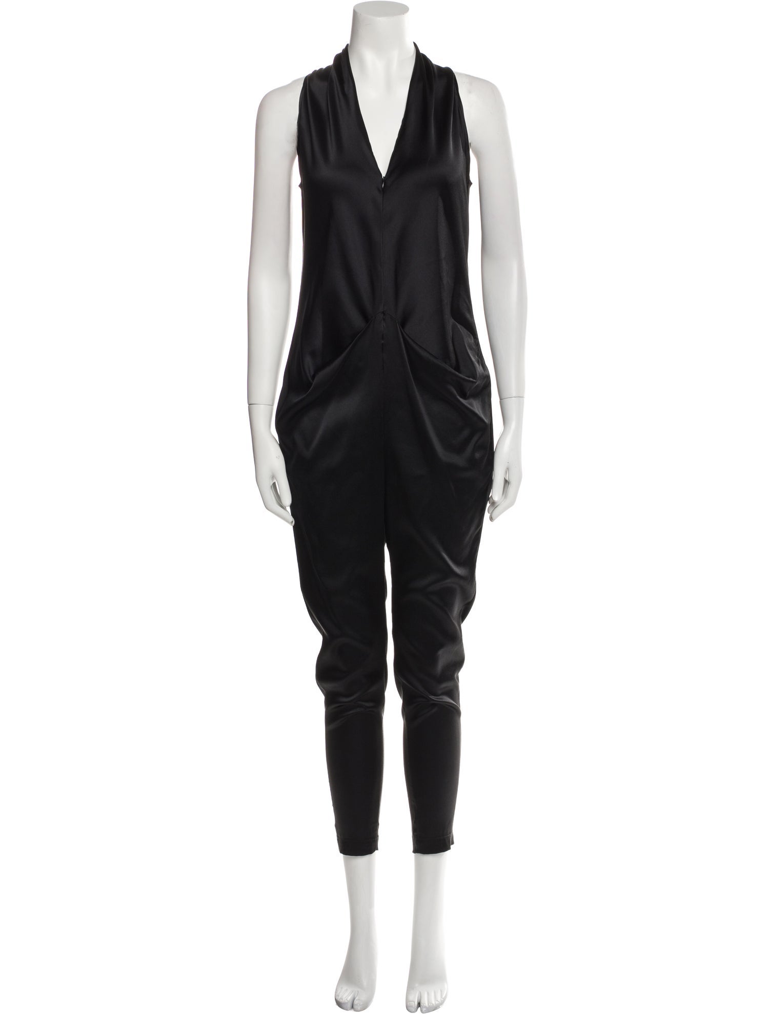 Zero + Maria Cornejo Silk V-Neck Jumpsuit