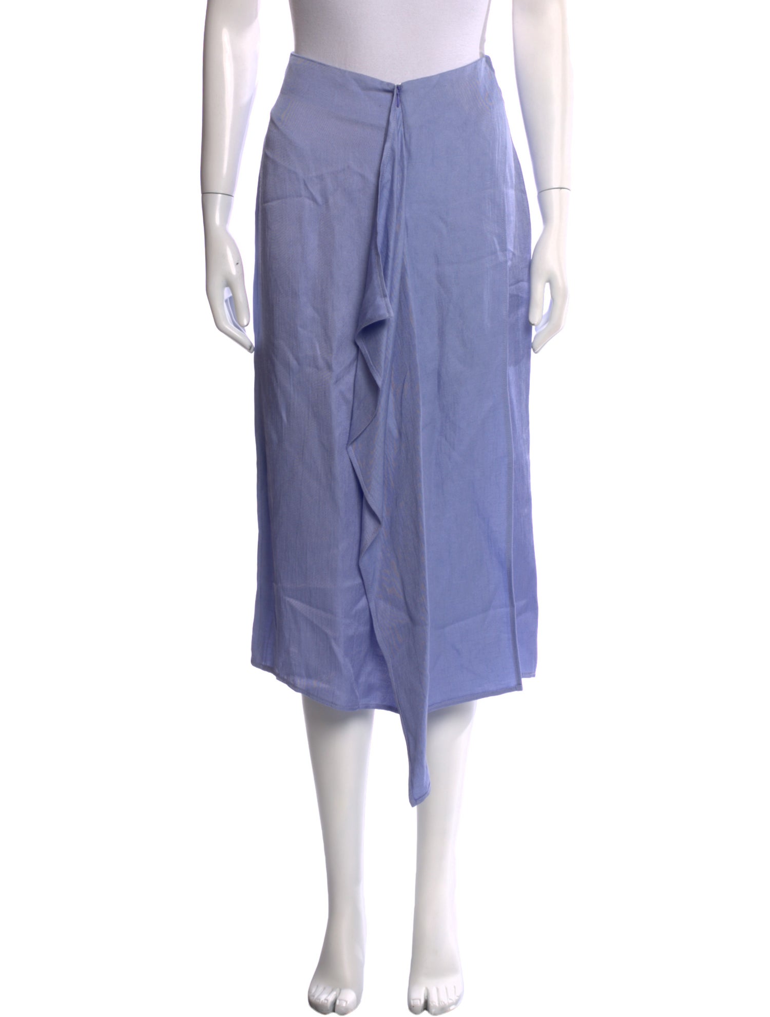 Zero + Maria Cornejo Ruffle Embellishment Midi Length Skirt w/ Tags