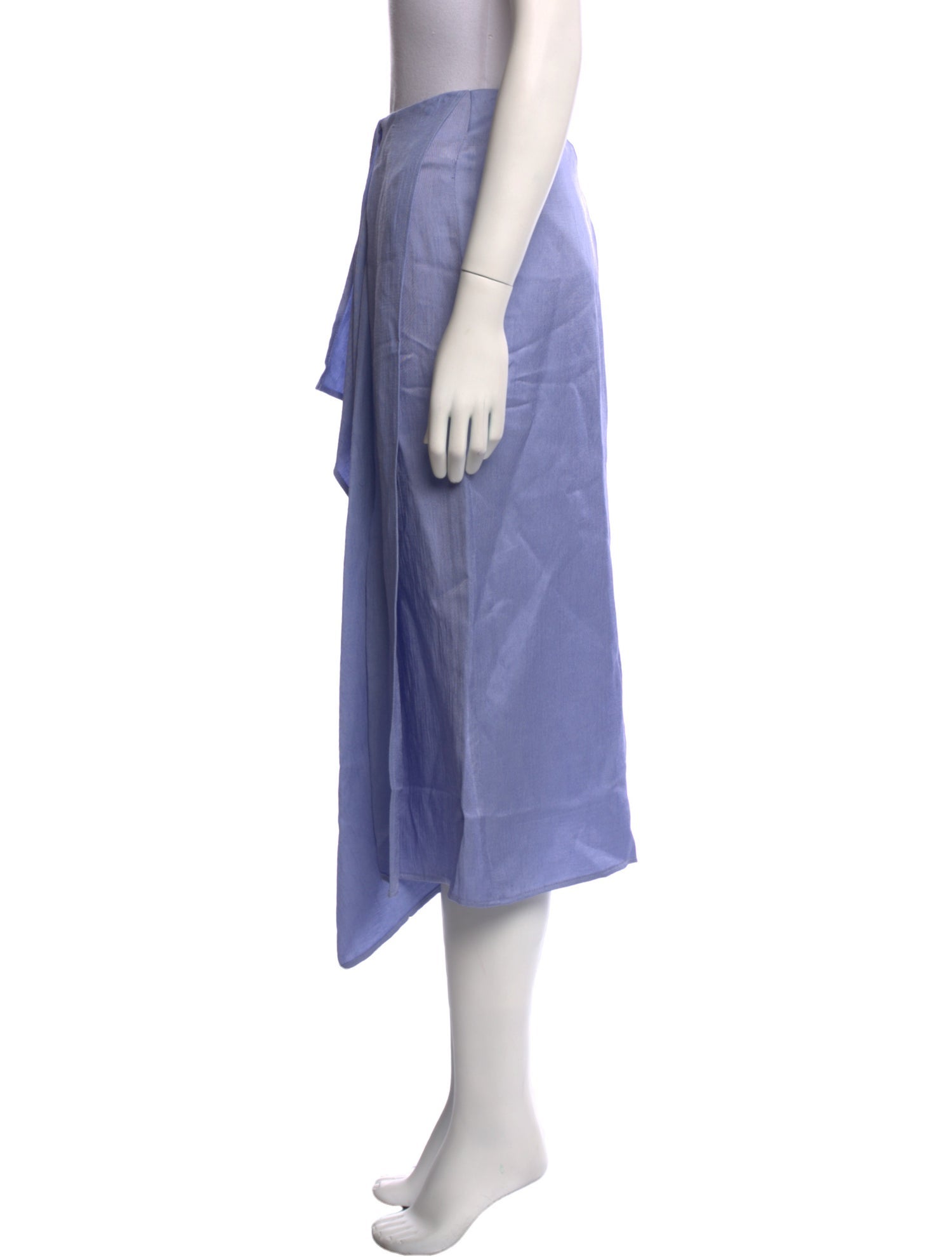 Zero + Maria Cornejo Ruffle Embellishment Midi Length Skirt w/ Tags