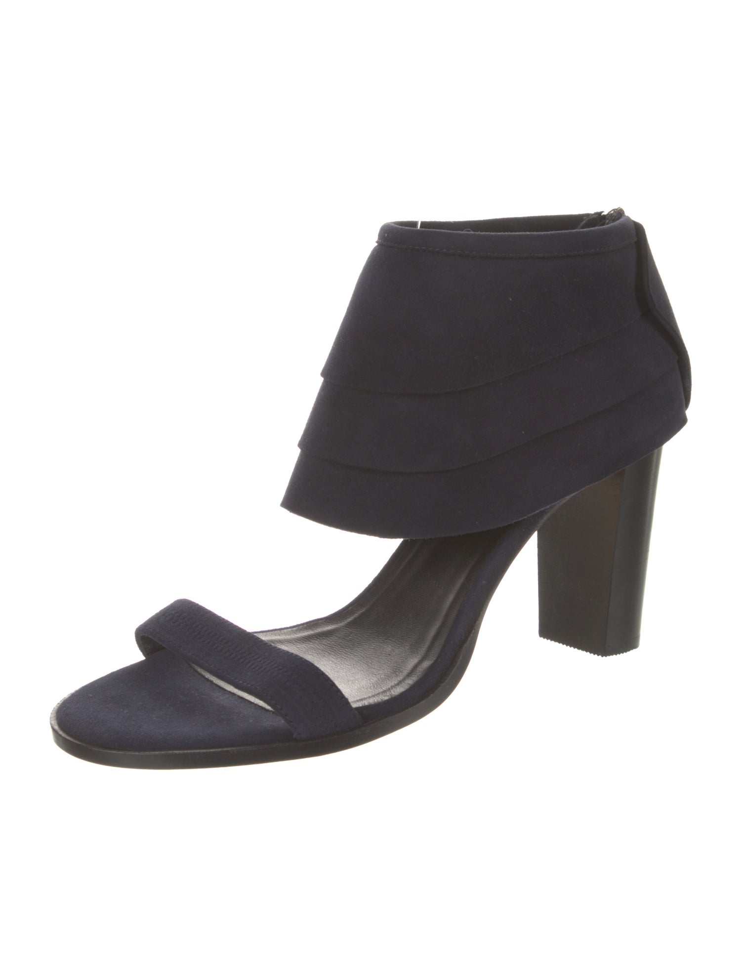 Zero + Maria Cornejo Suede Slingback Sandals