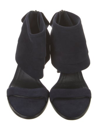 Zero + Maria Cornejo Suede Slingback Sandals