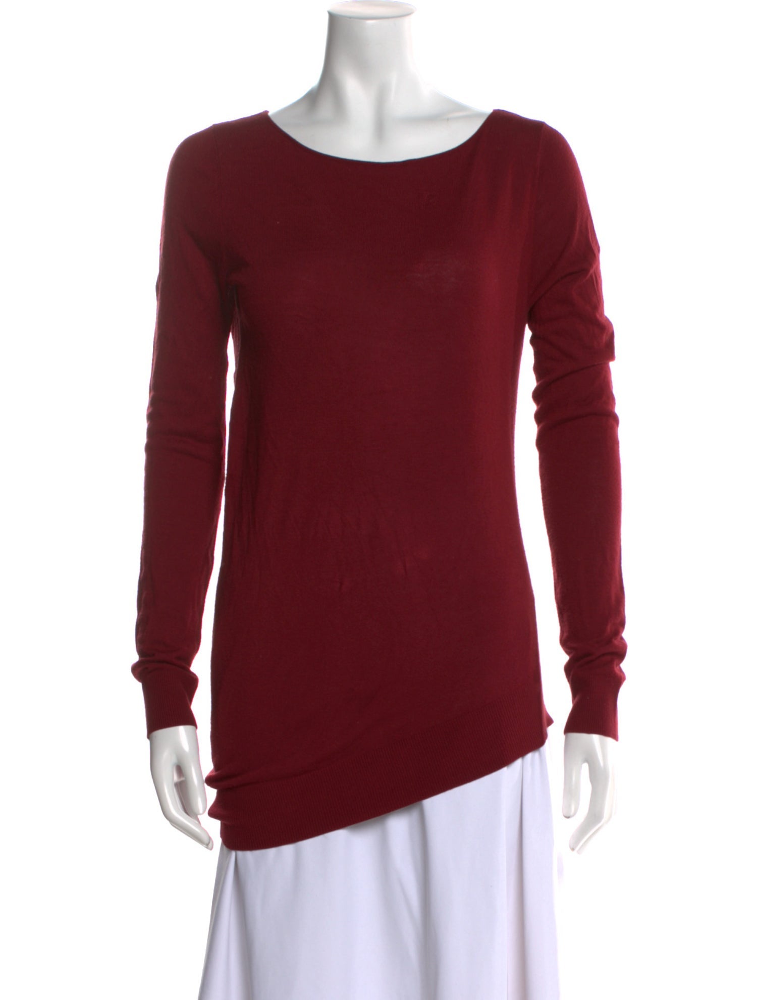 Zero + Maria Cornejo Bateau Neckline Long Sleeve Top