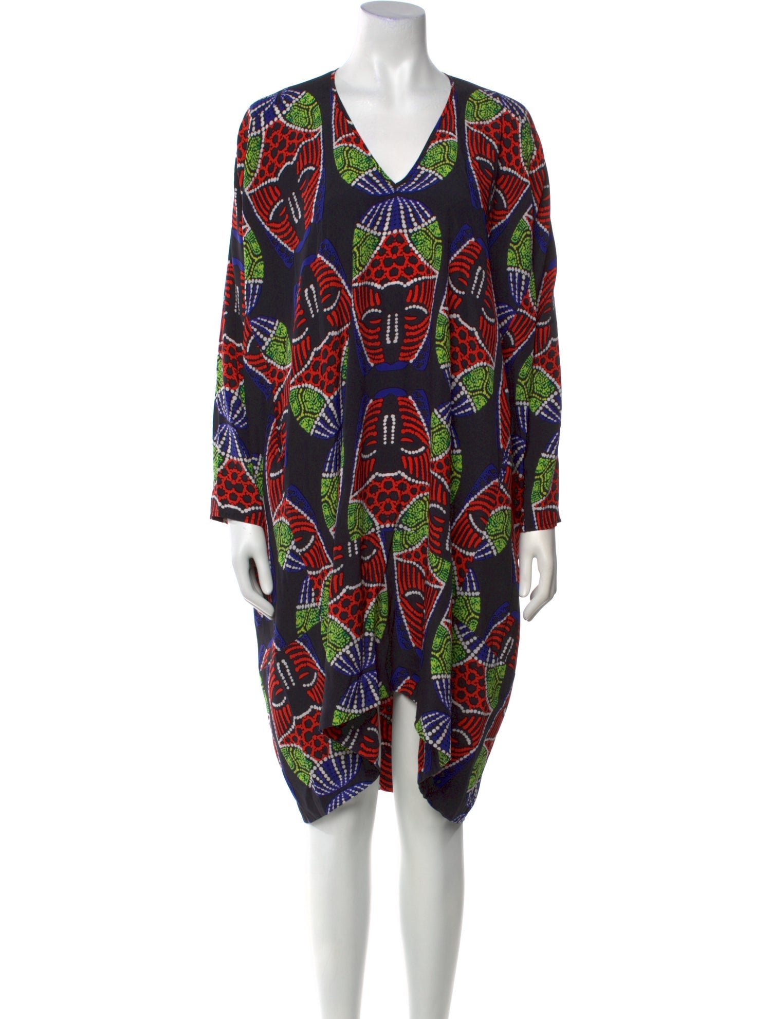 Zero + Maria Cornejo Silk Knee-Length Dress