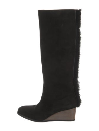 Zero + Maria Cornejo Suede Riding Boots