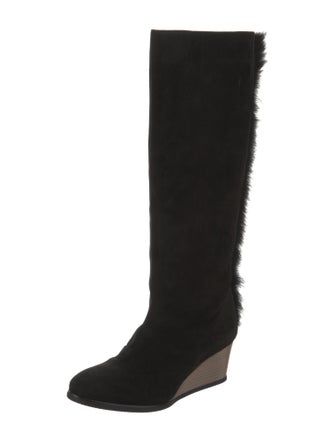 Zero + Maria Cornejo Suede Riding Boots