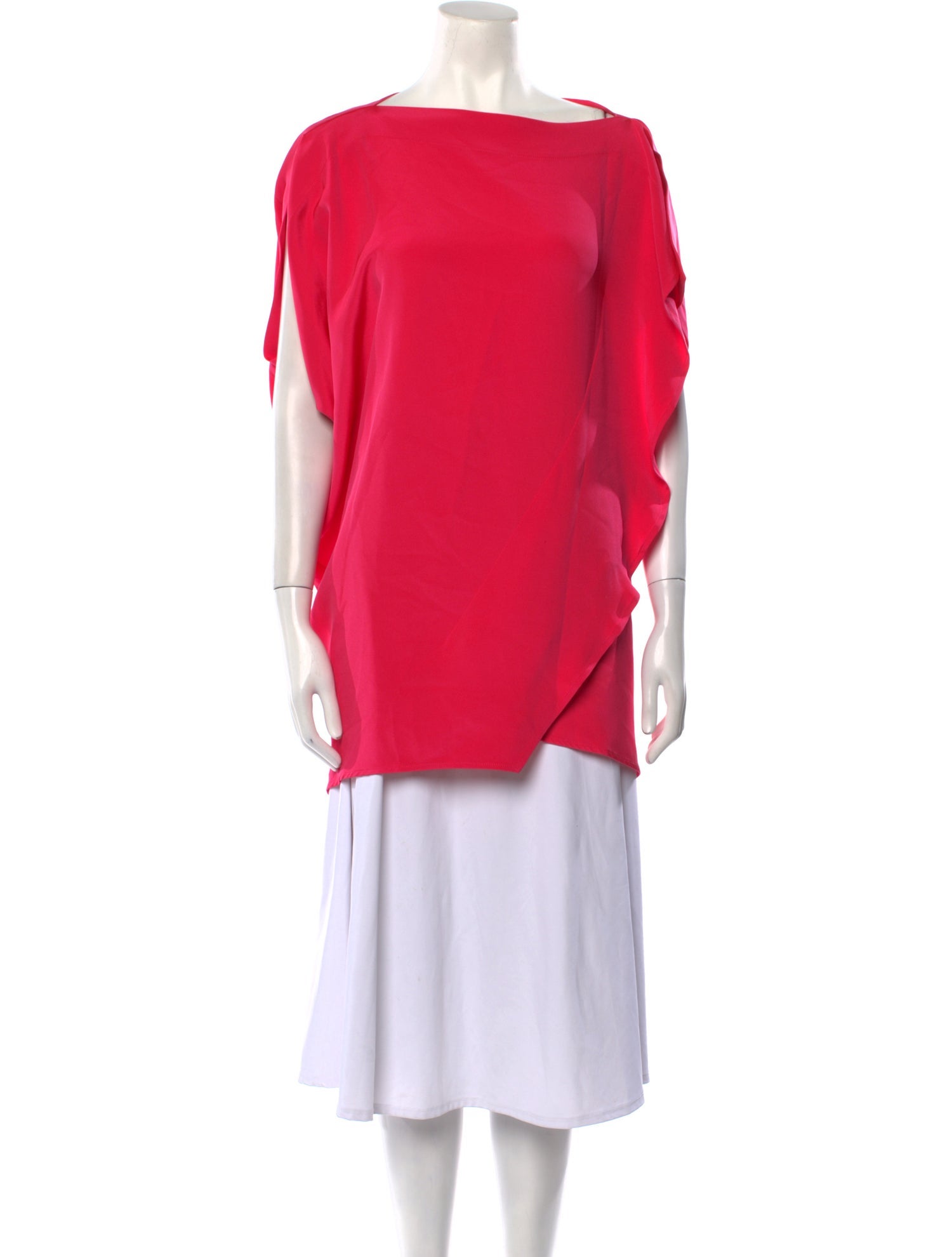 Zero + Maria Cornejo Silk Bateau Neckline Tunic