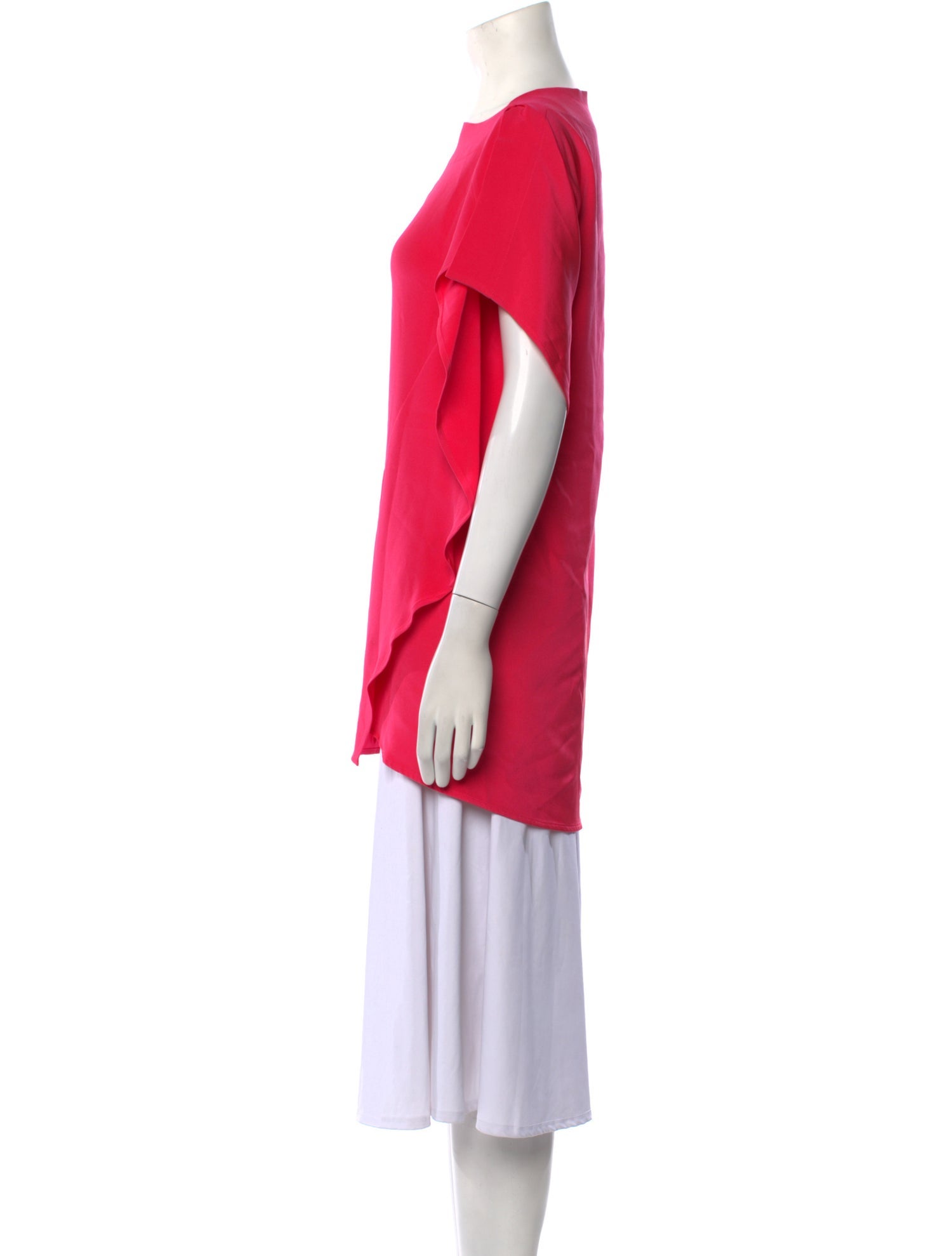 Zero + Maria Cornejo Silk Bateau Neckline Tunic