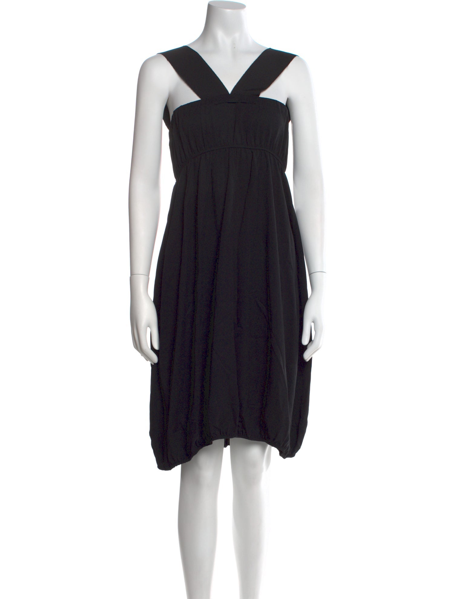 Zero + Maria Cornejo Silk Knee-Length Dress