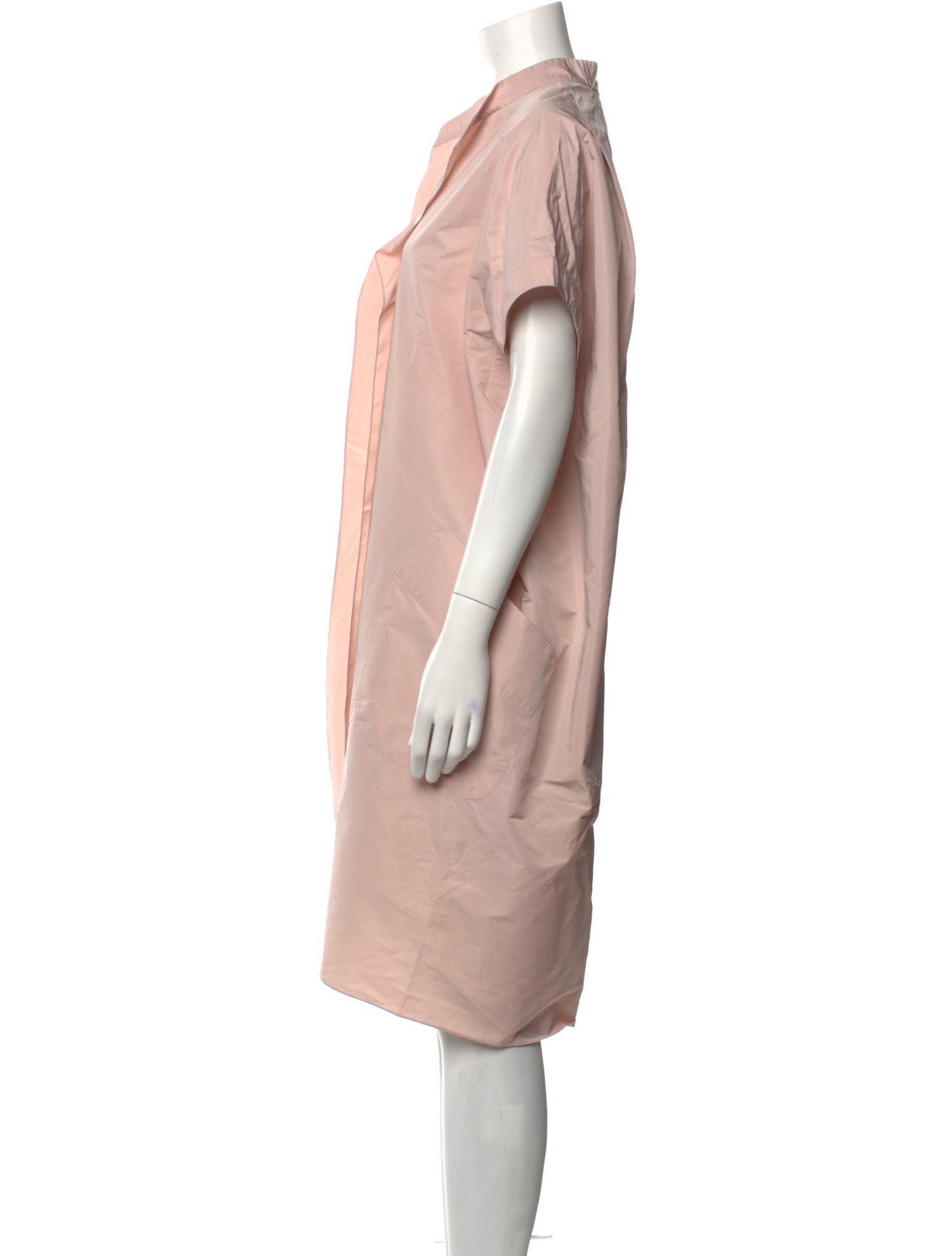 Zero + Maria Cornejo V-Neck Knee-Length Dress