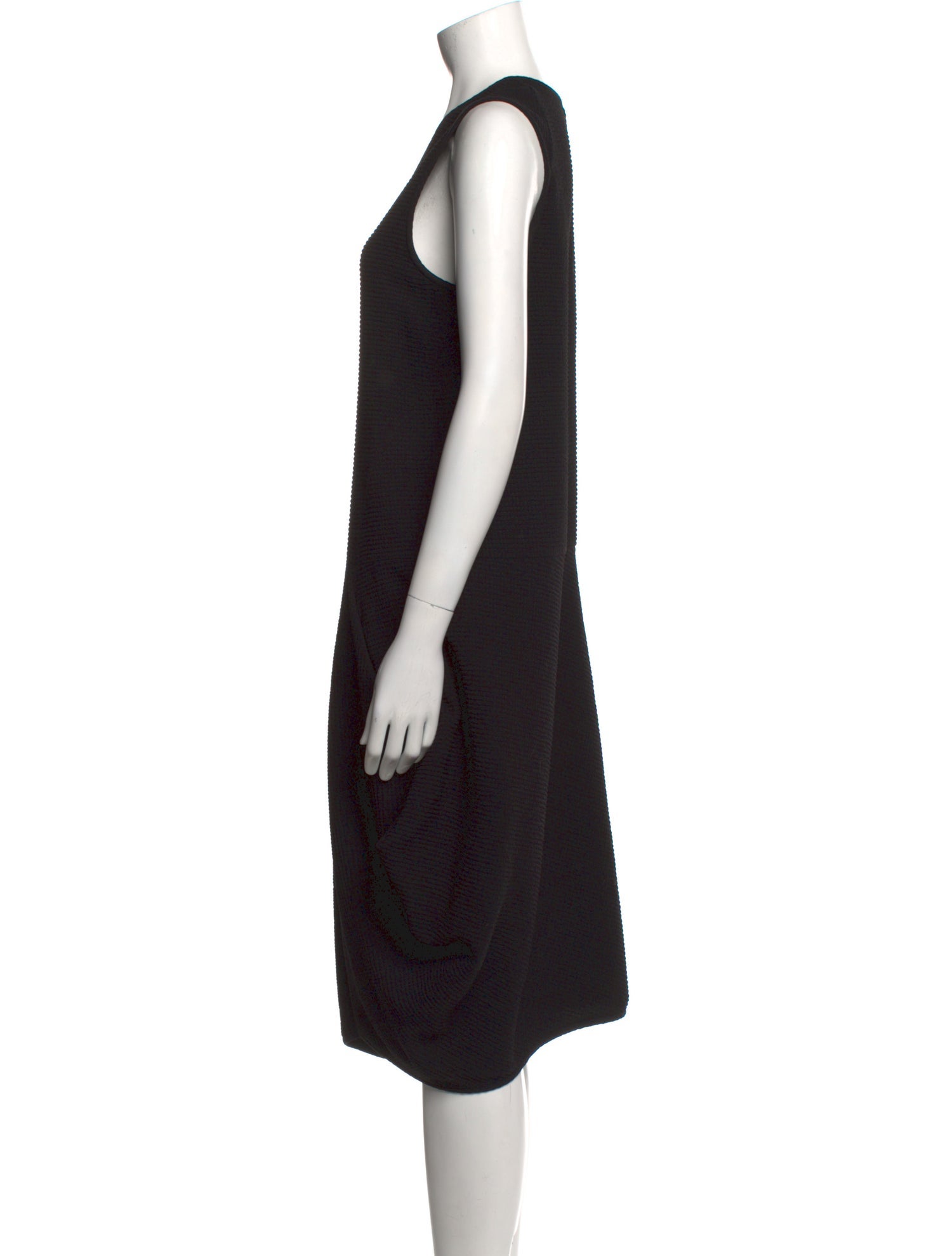 Zero + Maria Cornejo Scoop Neck Midi Length Dress
