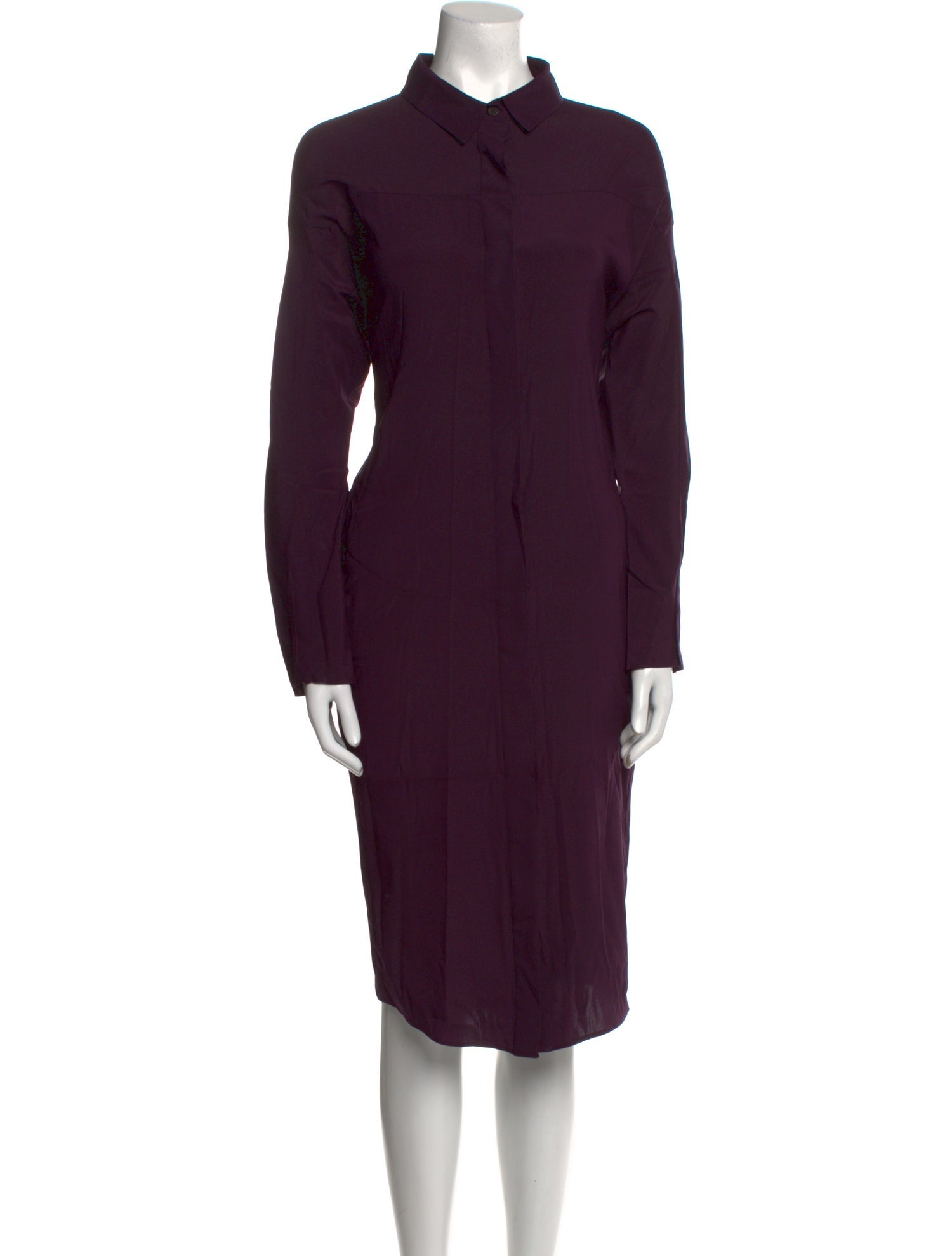 Zero + Maria Cornejo Silk Midi Length Dress