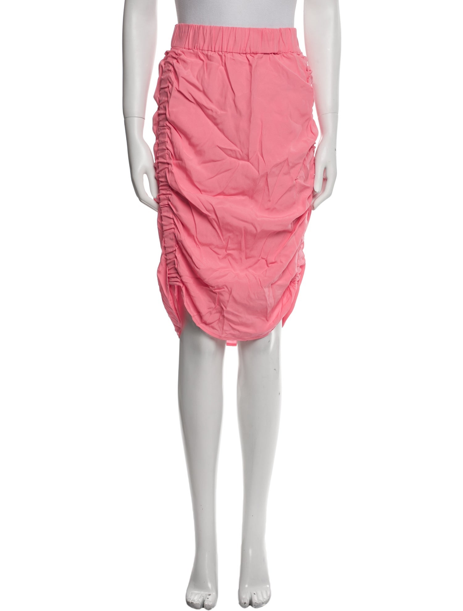 Zero + Maria Cornejo Silk Knee-Length Skirt