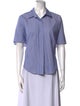 Zero + Maria Cornejo Short Sleeve Button-Up Top