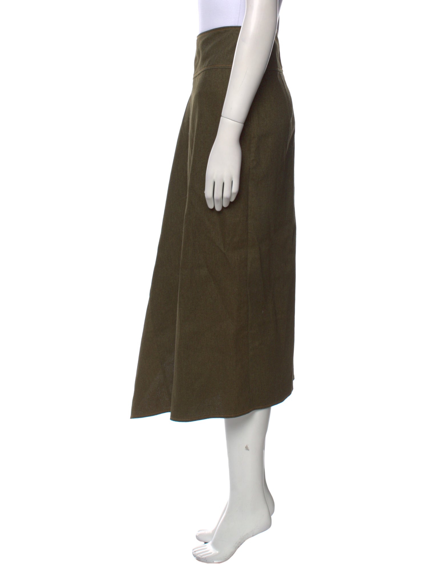 Zero + Maria Cornejo Midi Length Skirt